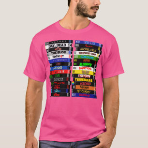 VHS 80sホラースタック Tシャツ