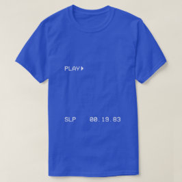 VHS Blue Screen Retro T-Shirt Tシャツ