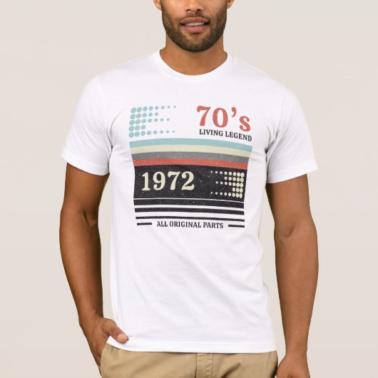Vhs Cassete 1972年限定版 |誕生日ギフトI Tシャツ (正面)