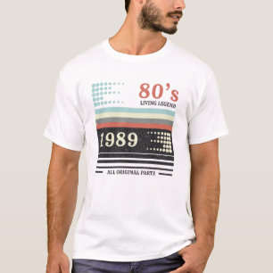 Vhs Cassete 1989限定版 誕生日 Tシャツ