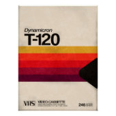 VHS Cassette 80s ポスター (正面)