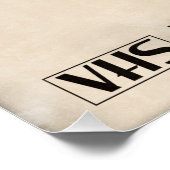 VHS Cassette 80s ポスター (コーナー)