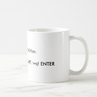 VIをやめる方法マグ コーヒーマグカップ
