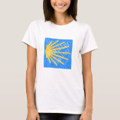 Via de la Plata Scallop shell T-Shirt Tシャツ (正面)