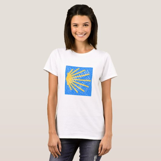 Via de la Plata Scallop shell T-Shirt Tシャツ (正面フル)