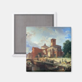 Via Fatabene Fratelli,ミラノ, 1830 マグネット (正面/裏面)