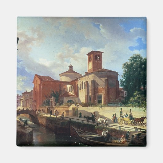 Via Fatabene Fratelli,ミラノ, 1830 マグネット (正面)