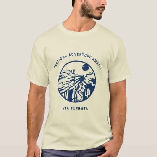 Via Ferrata、Vertical Adventure Awits Tシャツ (正面)
