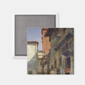 Via Mazzanti, Verona, 1880 マグネット (正面/裏面)