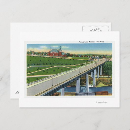 ViaductとArmoryの外観の表示 ポストカード (正面/裏面)
