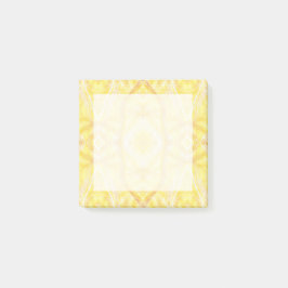 Viaduct Light Yellow Abstract Watercolor Art ポストイット