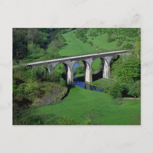 Viaduct, Monsal Dale, Peak District, Derbyshire, U ポストカード (正面)