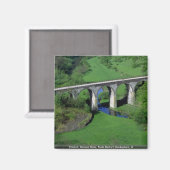 Viaduct, Monsal Dale, Peak District, Derbyshire, U マグネット (正面/裏面)
