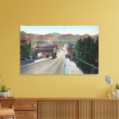 Viaduct View of Center StreetPocatello, ID キャンバスプリント (インサイチュ (リビング))
