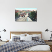 Viaduct View of Center StreetPocatello, ID キャンバスプリント (インサイチュ (寝室))