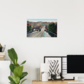 Viaduct View of Center StreetPocatello, ID ポスター (ホームオフィス)