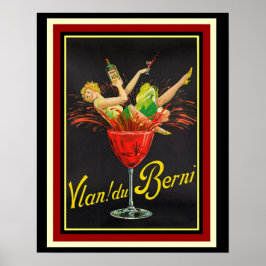 Vian! du Berni - Cappiello Ad Poster 16 x 20 ポスター