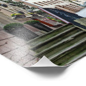 Vianden，ルクセンブルク通りシーン フォトプリント (角)