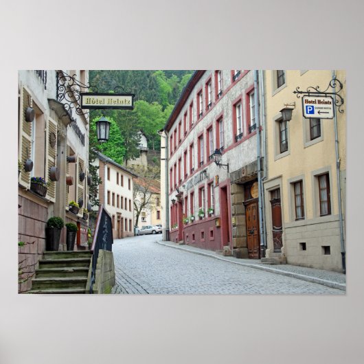 Vianden，ルクセンブルク通りシーン ポスター (正面)