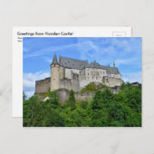 Vianden Castleからの挨拶！ ポストカード (正面/裏面)