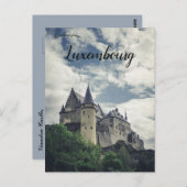 Vianden Castle in Vianden Luxembourg ポストカード (正面/裏面)