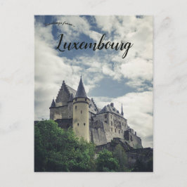 Vianden Castle in Vianden Luxembourg ポストカード