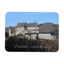 Vianden Castle Winter View，ルクセンブルク
