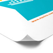 Vianina Barcelona Cityの地図ポスター ポスター (角)