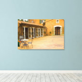 Viansaのアメリカ、カリフォルニア、ソノマバレー、パティオ キャンバスプリント (インサイチュ (ウッドフロア))