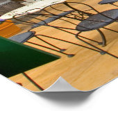 Viansaのアメリカ、カリフォルニア、ソノマバレー、パティオ ポスター (角)