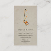 Viantageの裁縫バスケット 名刺 (裏面)