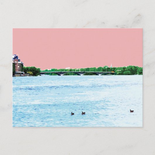 viauブリッジ： pont viau ポストカード (正面)