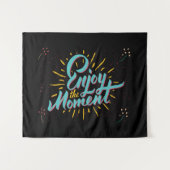 Vibeのメッセージのアップラ前向きート タペストリー (正面(横))