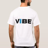 VIBEの(白い)ティー Tシャツ (裏面)