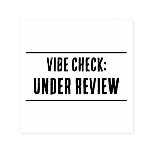 Vibeチェック:レビュー中セルフインクスタンプ セルフインキングスタンプ (デザイン)