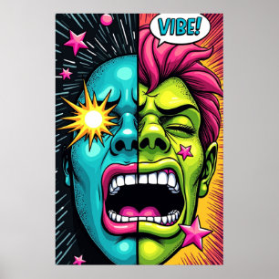 VIBE! ポップアートの叫び ポスター