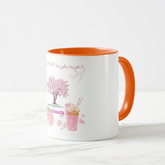 Vibe Attracts Tribe マグカップ (正面右)