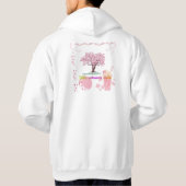 Vibe Attracts Tribe 桜のパーカー パーカ (裏面)