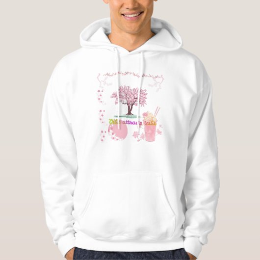Vibe Attracts Tribe Cherry Blossom Hoodie パーカ (正面)