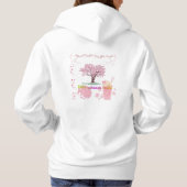 Vibe Attracts Tribe Cherry Blossom Hoodie パーカ (裏面)