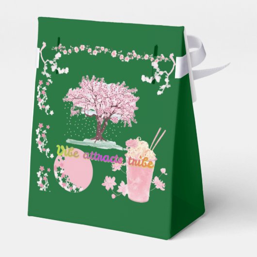 Vibe Attracts Tribe forest green  フェイバーボックス (裏面サイド)