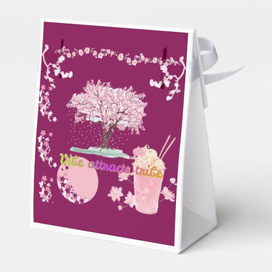 Vibe Attracts Tribe wine フェイバーボックス (裏面サイド)