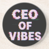 VIBE CEO PROTOCOL - Reality Glitch (Instant Aura U コースター (正面)