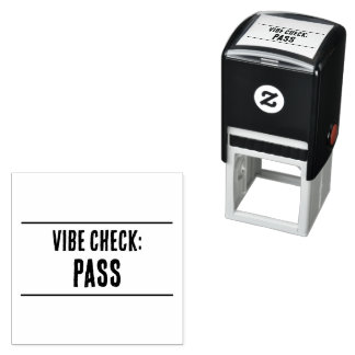Vibe Check:セルフインクスタンプを通過 セルフインキングスタンプ