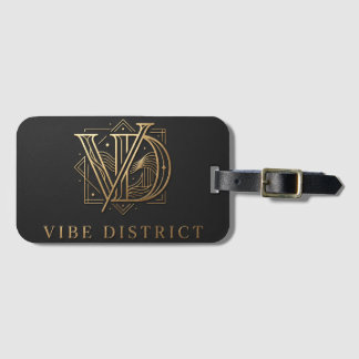 VIBE DISTRICT トートショルダーバッグ ラゲッジタグ