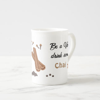 Vibe Drink some Chai Cup ボーンチャイナマグカップ