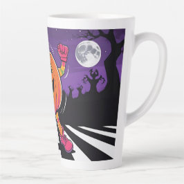 Vibe meジャックオランタン長袖Tシャツ カフェラテマグ