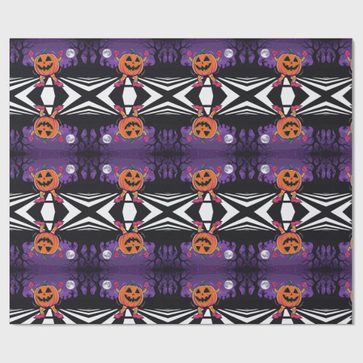 Vibe meジャックオランタン長袖Tシャツ ラッピングペーパー (フラット)