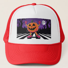 Vibe me Jack-o-Lantern Trucker Hat キャップ