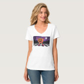 Vibe me Jack-o-Lantern Trucker Hat Tシャツ (正面フル)